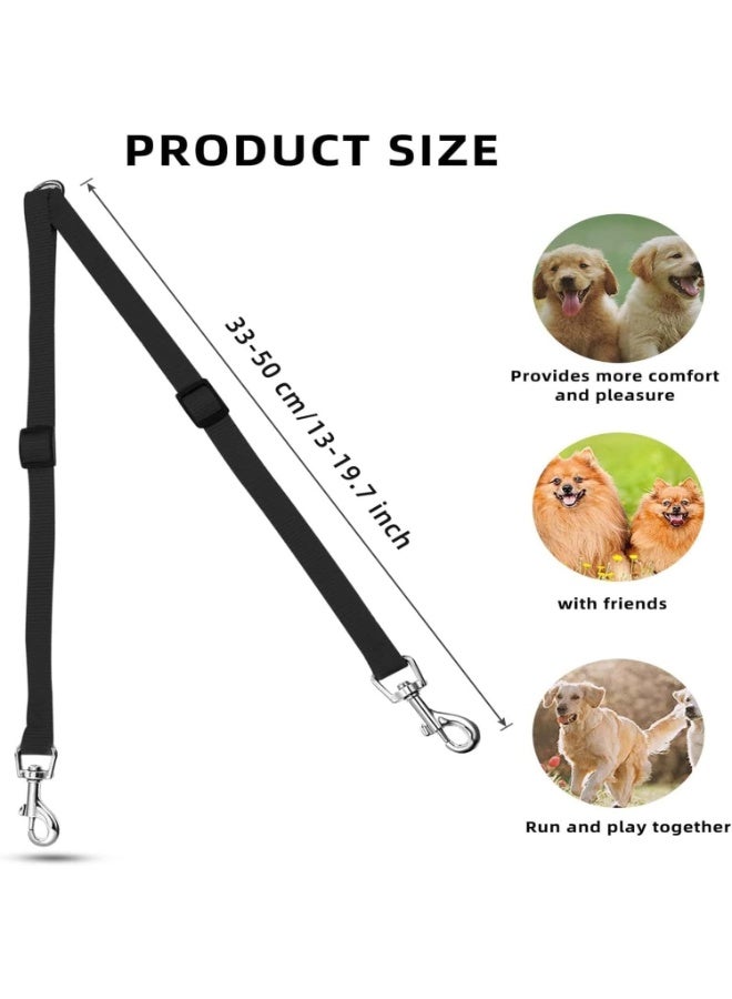 2pcs Adjustable Double Pet Trainer Leash, No Tangle Dog Dual Splitter Walking Trainer Leash Double Leads for Walking Puppy Small Medium Large Dog - Image 2